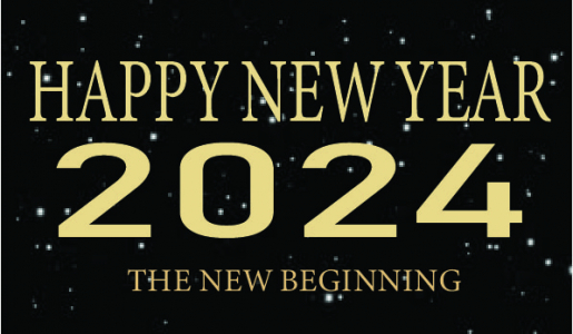 New Year 2024 Vector illustration Design With Ai file for free