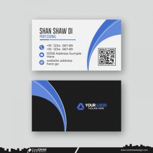Creative vector business card design cdr download