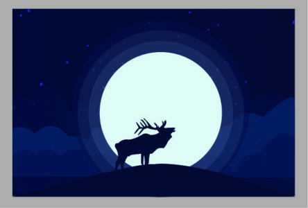 REINDEER Vector illustration Design With Ai file for free
