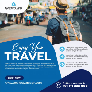 travel business template banner design