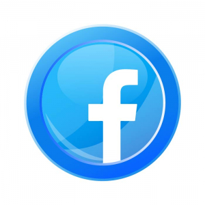 Abstract social media logo facebook vector free