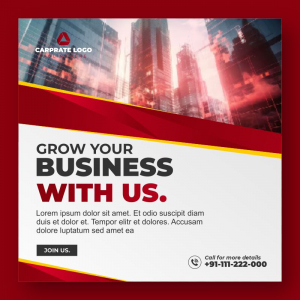 company business template banner cdr vector