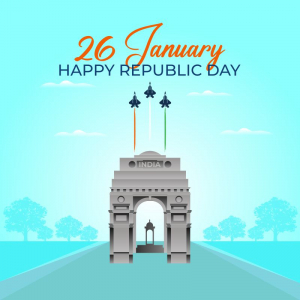 republic day celebrations free vector