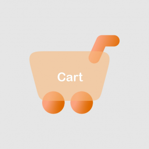 3d Glass Shooping cart  Vector Design For Free With Cdr and Svg File 
