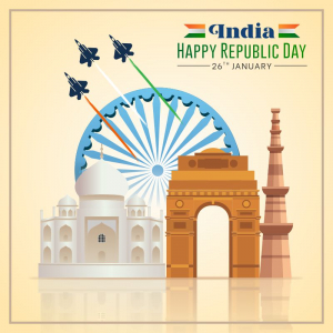 Happy Republic Day Design Background download