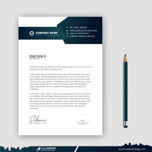 presentation business letterhead design CDR