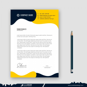 letterhead design presentation business CDR