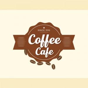 Retro Vintage Coffee Logo vector design concept for cafe and restaurant emblem Coffee Shop vector design for Logo icon label  badge sign and symbol stock illustration
