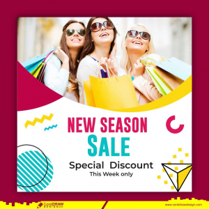 new season sale clothes banner design download