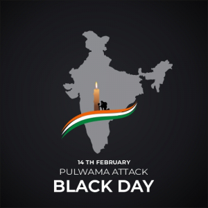 pulwama attack 14 february, black day indian army image