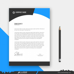 premium letterhead design presentation business CDR free