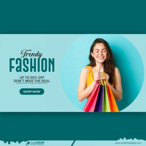 trendy fashion banner design download vector