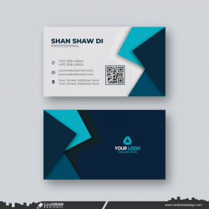 corporate business card design cdr vector