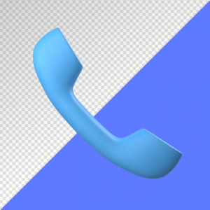 3d call phone icon logo png hd