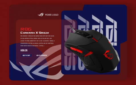 Gaming Mouse Banner Design downoad For Free