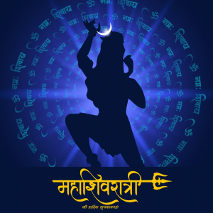 Happy Maha Shivratri 2024 Hindu Festival Wishing Greeting Vector Design  Banner,SocialMedia Post