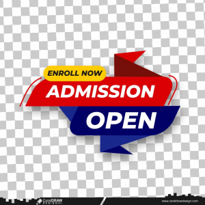 Download School Admission Open Vector Art, Transparent Tag, Icon, Banner, Abstract  Shape, PNG Download Free Vector, Coreldraw Design