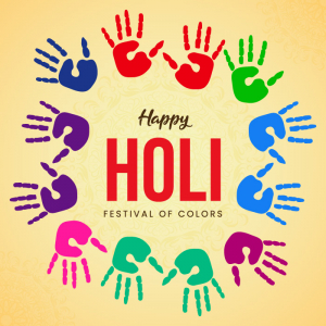 Abstract indian festival holi colorful vector