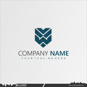 company custom logo design design template cdr download