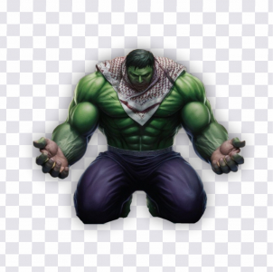 PNG A_muslim_Hulk_offering_namaz_in_a_mosque,PNG_Hulk PNG Image Download for free