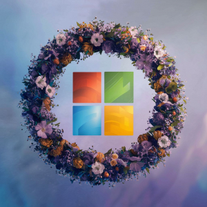download amazing colorful Microsoft logo