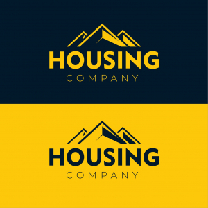 Corporate Property housing company logo free vector