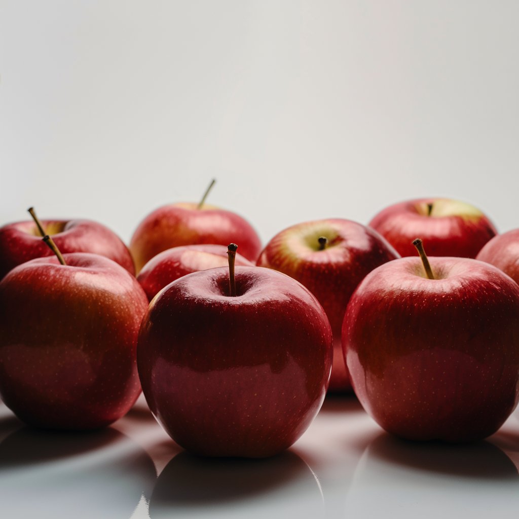 High quality photograph of fresh ripe apples