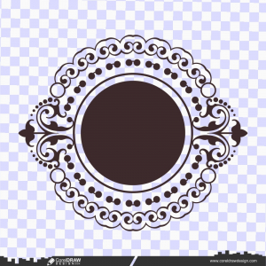 Rounded Decorative Frame Design Png Vector Cdr