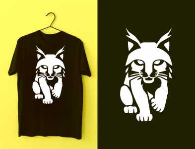 Cat Vector Design For T-shirt Print Download For Free