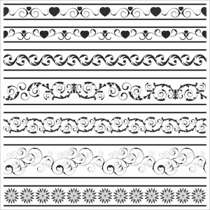 Free CDR Collection of Decorative Ornaments, Borders, Free Vector & Images