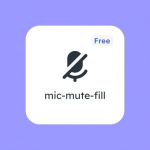 Mic Mute Free Svg icon Download For Free