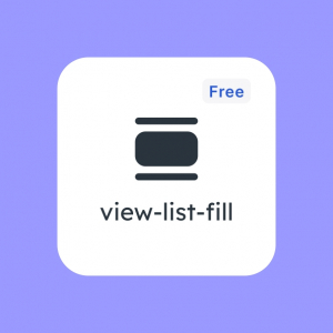 View List Fill icon Free Svg Download For Free