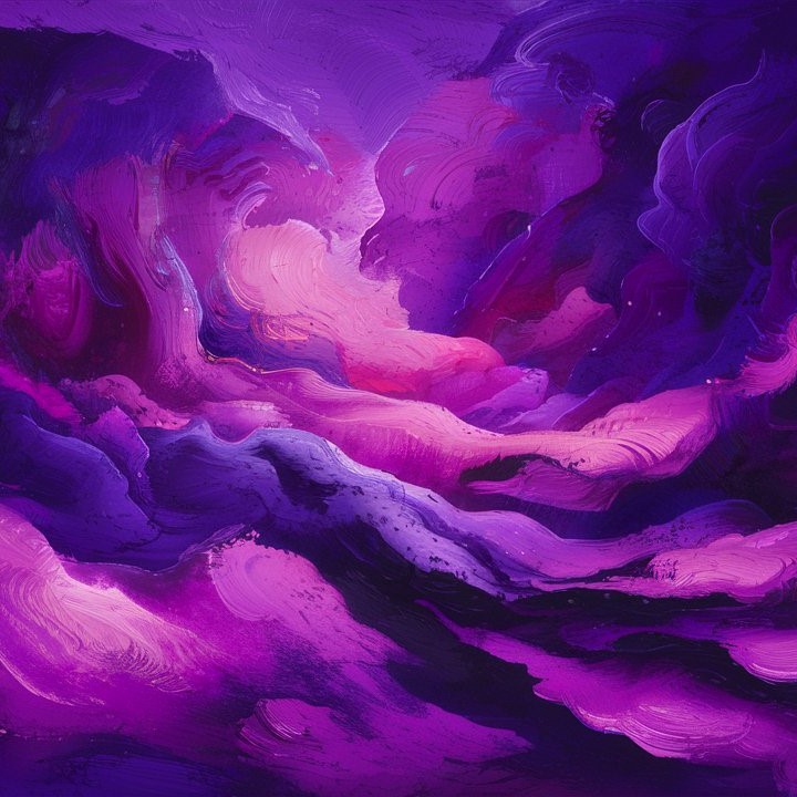 Vibrant and mesmerizing purple oil pastel wallpaper background