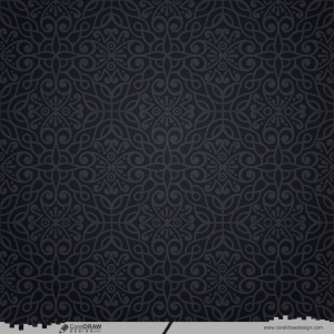 Luxury Seamless Pattern Black Background design
