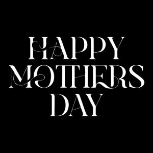 Happy Mother's Day Vector Text Design With Free Cdr FIle Download For Free
