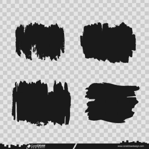 Brush Stroke Paint Boxes collection vector