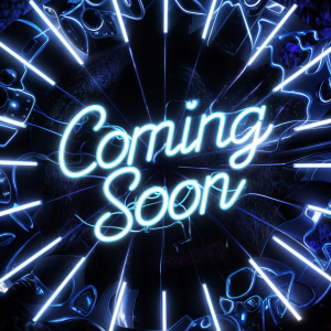 Coming Soon Text with neon light design download for free