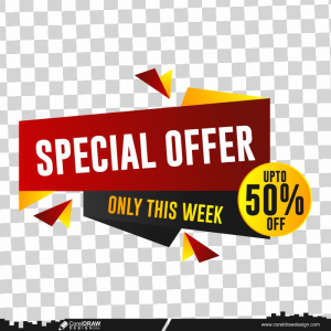 special offer banner vector cdr download