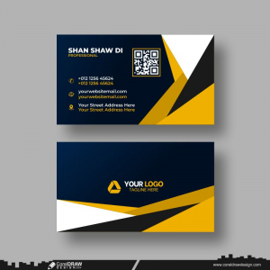 corporate business card design cdr download