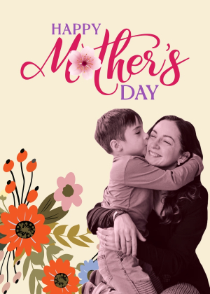 Happy Mother's Day 2024 Greeting Vector Cdr With Photo Frame