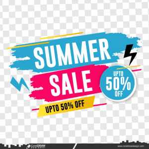 summer sale banner 2024 vector download cdr