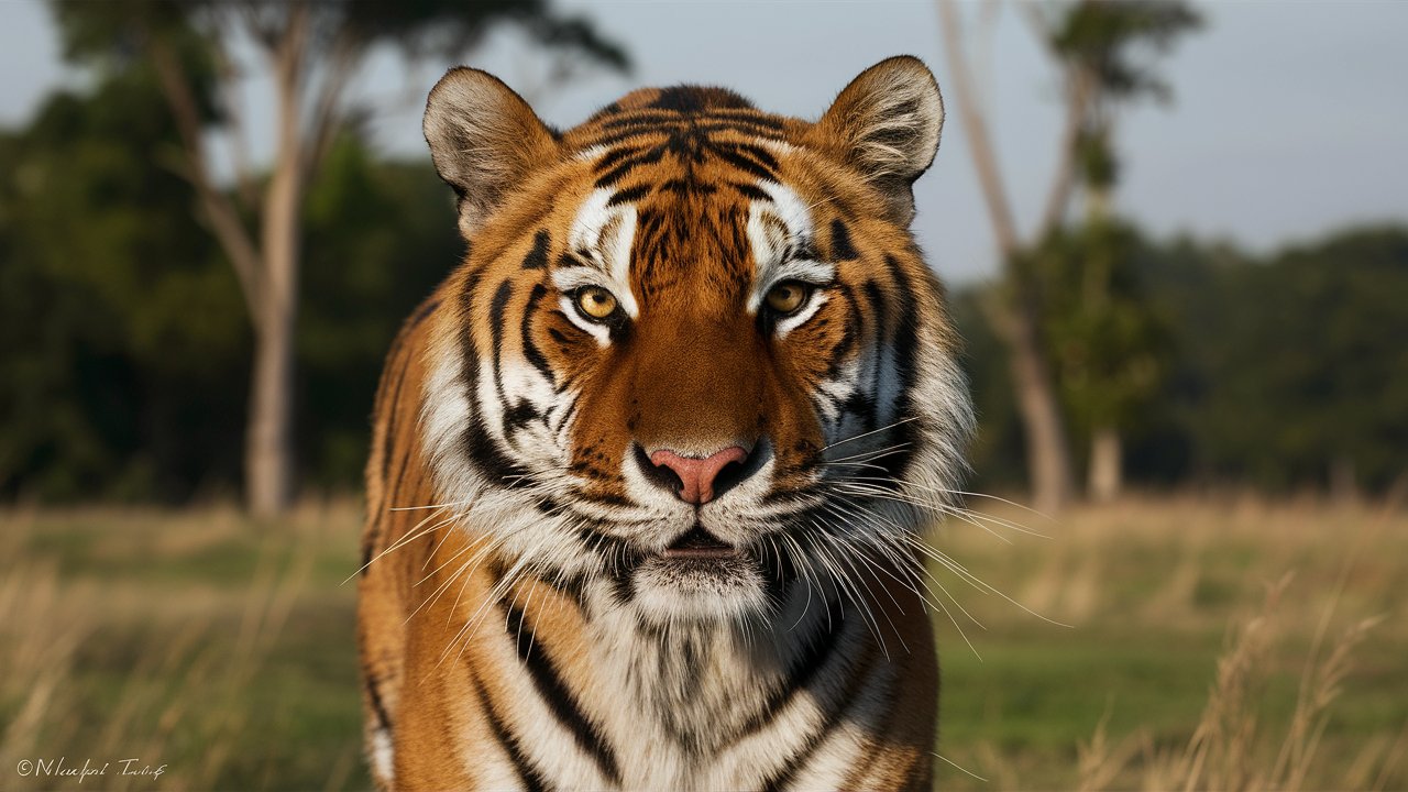 Portrait of tiger in the wild