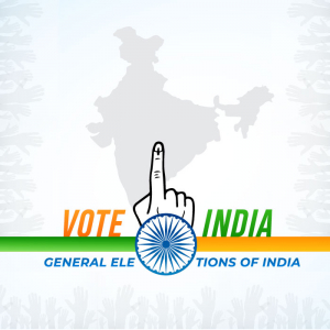 Indian election voting awareness vector poster free coreldrawdesign