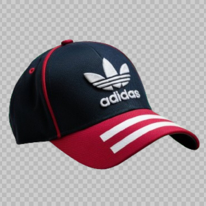Dark blue & Red color Adidas Cap PNG image download for free
