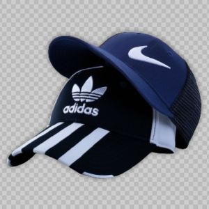 Dark blue color Adidas & Nike Caps PNG image download for free