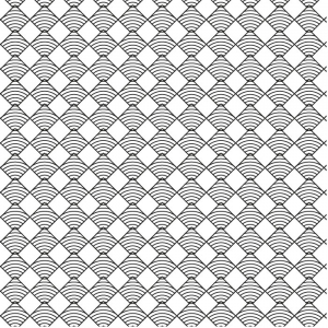 Abstract triangular tribal geometric pattern vector free