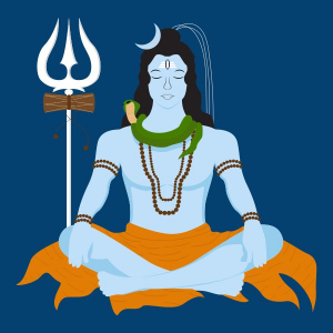 Indian God Shiv ji Vector illustration Download For Free With Cdr FIle