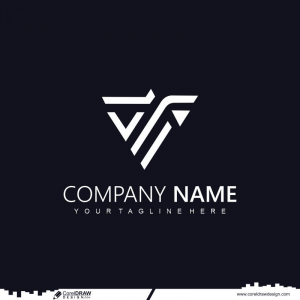 corporate custom logo design template cdr vector 