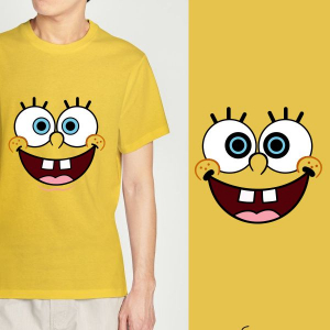 Spongboob cloth design, spongboob face tshirt design