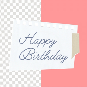 PNG Happy-birthday Tag Paper Design Image PNG Illustration HD Quality Free Download